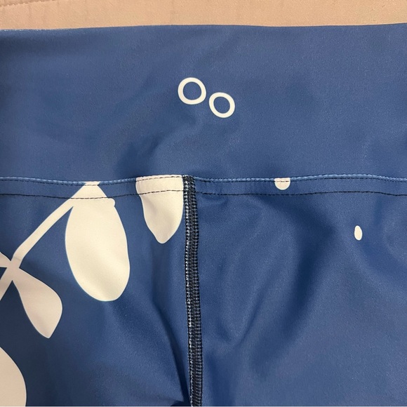 Loony Legs Floral Blue Leggings cropped - Picture 5 of 5